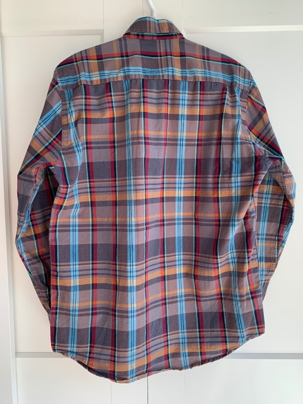 Polo Ralph Lauren Men’s size L Plaid Shirt Long Sleeve with Elbow Patches - Picture 2 of 12